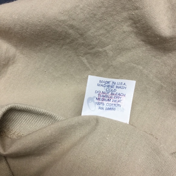 VINTAGE QUITMAN sz X Large Pullover Top 100% Cotton Teddy Bears Bows Holiday Tan - Picture 7 of 8